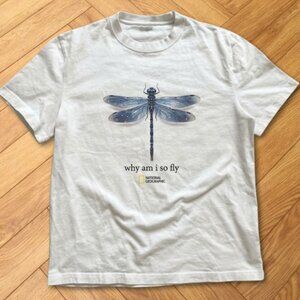 Nation Geographic Dragonfly Nature T-Shirt Insect Illustration